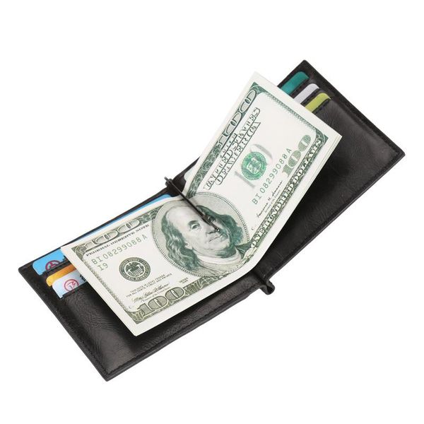 

card holders 2021 pu leather money wallet fashion slim small package business id name cards billfold, Brown;gray