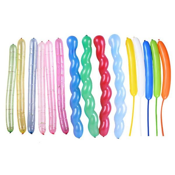 

party decoration 100pcs rocket shaped magic balloon baby children's toys model inflatable decor for 3 styles