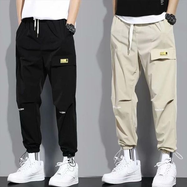 

summer cargo black khaki 5xl women pant ankle length korean banded nbsp casual elastic waist jogger trousers plus size