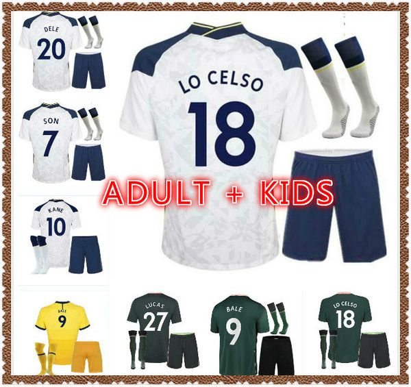 

men + kids kit 2021 kane 7 son bergwijn ndombele suit soccer jerseys dele lo celso morgan bale lamela football shirt, Black