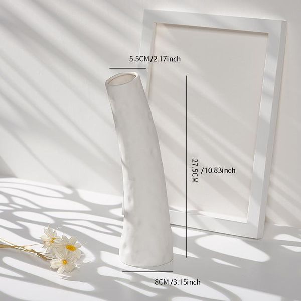 

vases geometric hollow nordic vase white ceramic artist home living dining table bookcase decoration creative gift