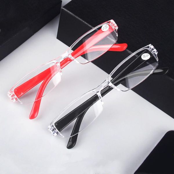 

sunglasses men's and women's reading glasses vintage computer presbyopia +1.0+1.5+2.0+2.5+3.0+3.5+4.0 half frame plastic, White;black
