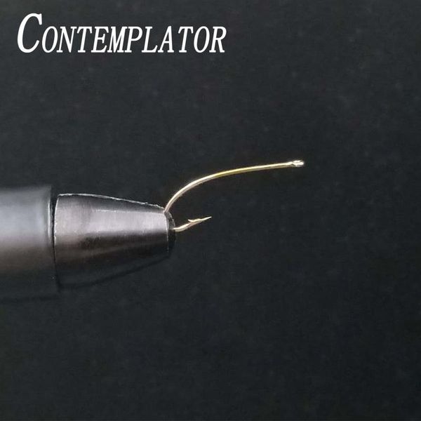 

fishing hooks contemplator 30pcs curved shank nymph hook 3x long multi-use 12# 14# 16# tying for stonefly nymphs hoppers