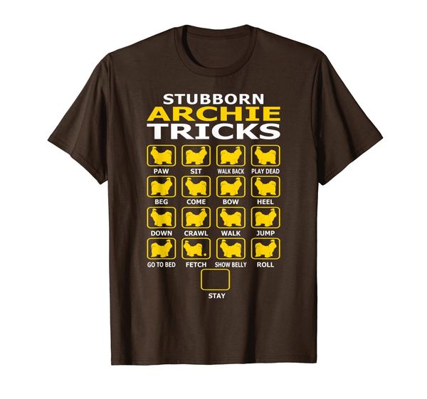 

stubborn archie shih tzu dog tricks pet lovers gift, White;black
