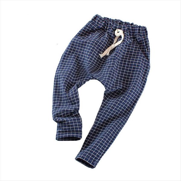 

boys pants children trousers kids spring autumn clothes for baby boy harem toddlers plaid, Blue