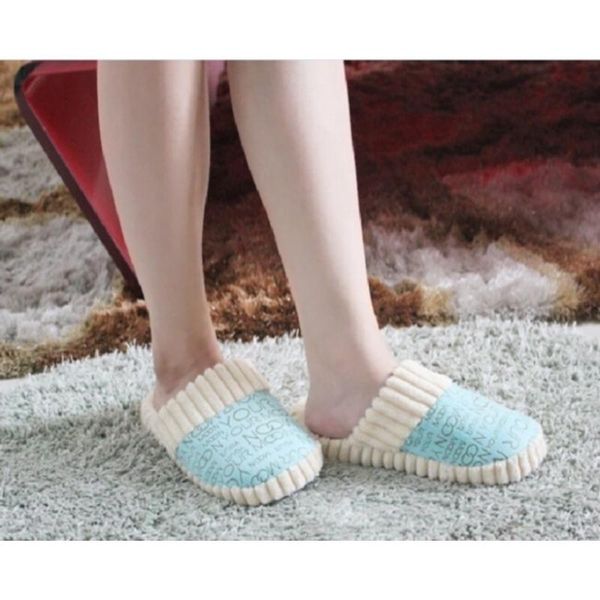 

slippers 2021 autumn winter warm non-slip slipper men women cotton-padded home rubber sole sewing indoor soft plush shoes, Black