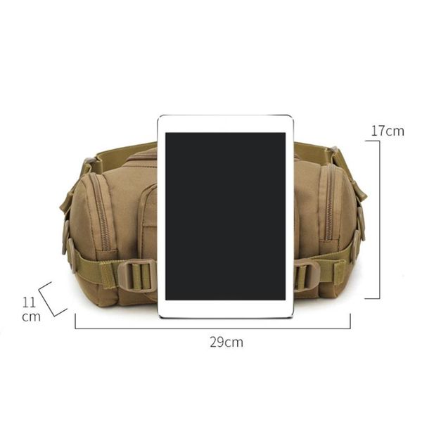 

fishing accessories g6de hip pack bag with adjustable strap waterproof for outdoors cycling camping hiking traveling hunting shopping