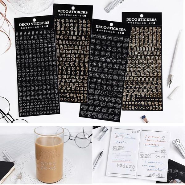 

gift wrap diy journal scrapbook stationery magic letters self adhesive stickers labels