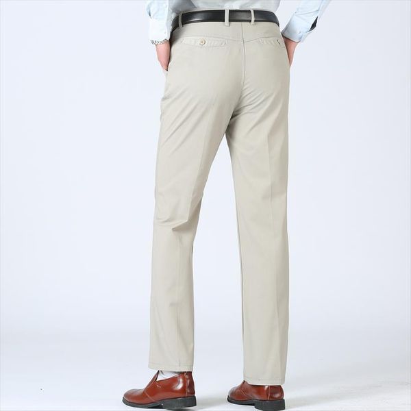 

fashion summer thin casual women pant loose solid color middle aged high waist for male long trouser calabasas, Black