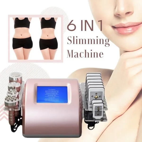 Macchina portatile per liposuzione con cavitazione ad ultrasuoni 8 Laser Pad Lllt Lipo Laser che dimagrisce Body Contouring Beauty Spa Salon Equipment