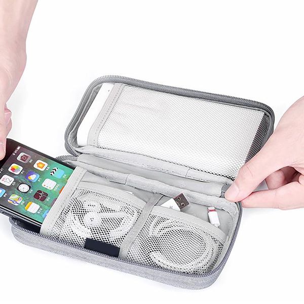 

storage bags protable external charger protective travel power bank case battery for electronics accessories