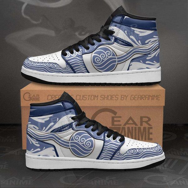 

customization avatar water nation sneakers the last airbender custom shoes