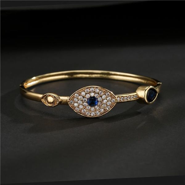 

bangle cmoonry fashion gold color copper wedding jewelry for women luxury cubic zircon pave setting bangles female party, Black
