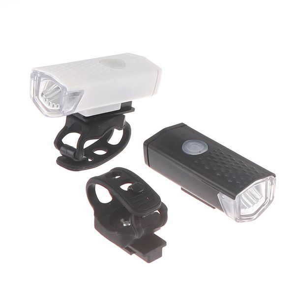 

bike lights 1 set bicycle light waterproof usb rechargeable front led cycling lamp torch handlebar accessorie