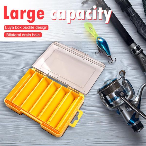 

fishing lure box double side bait hook case organizer tackle accessories