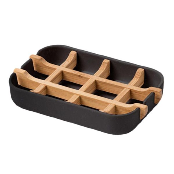 

soap dishes l9be portable leak-proof bamboo dish natural handmade holder box