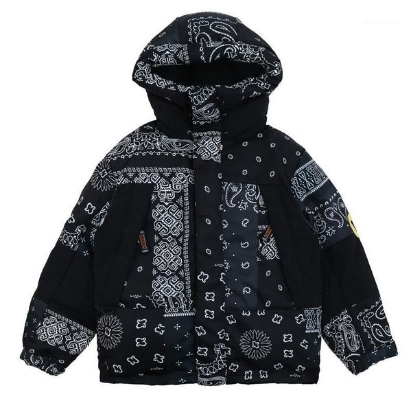 

arrival warn 2021 men luxury rib sleeve kapital puffer couple coats & jackets / down abstract digital coat motor n407 men's parkas, Black