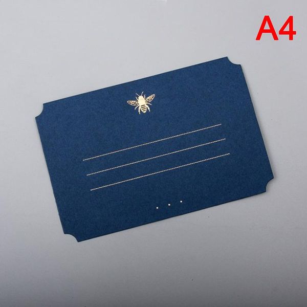 

greeting cards 10pcs bronzing bee card sets business birthday wedding invitation
