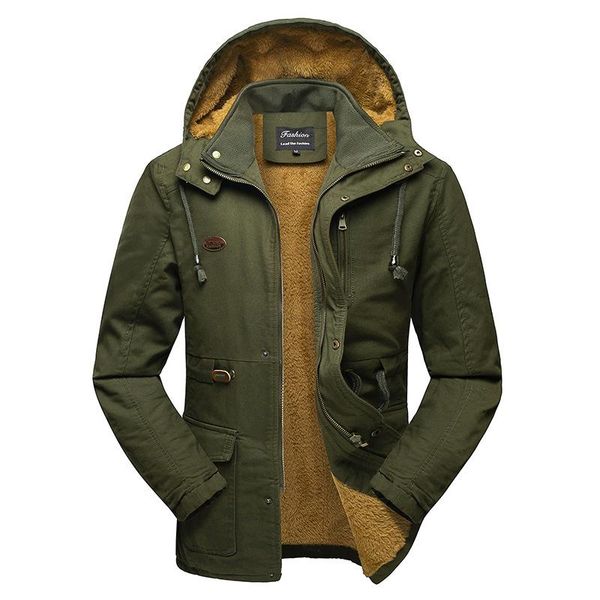 

men's jackets designer winter lined jacket parka warm outdoor coat men long, Black;brown