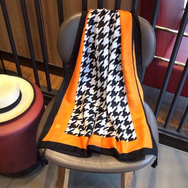 

scarves royalmaybe fashionable cotton houndstooth scarf spring and autumn thin shawl dual-use winter all-match factory wholesale, Blue;gray