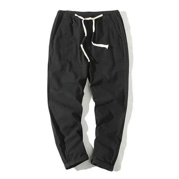 

men's pants yamamoto lounge / jin, Black