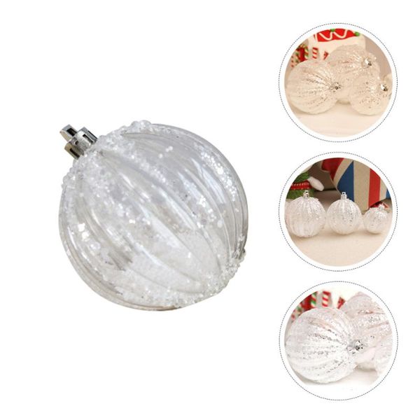 

party decoration 6pcs decorative xmas tree hanging balls for holiday wedding