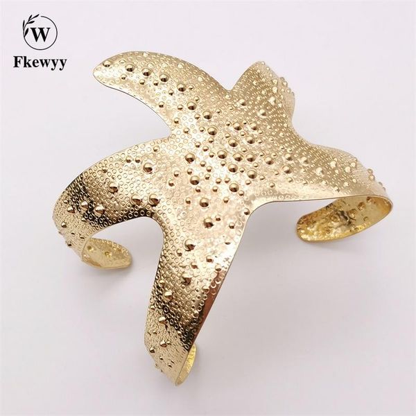 

bangle fkewy designer starfish bracelets for women charm luxury jewelry gothic accessories festival girl valentine's day, Black