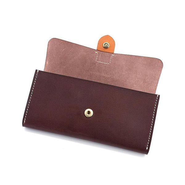 

2020 fashion genuine leisure wo leather purse for men card holders wallet c6215