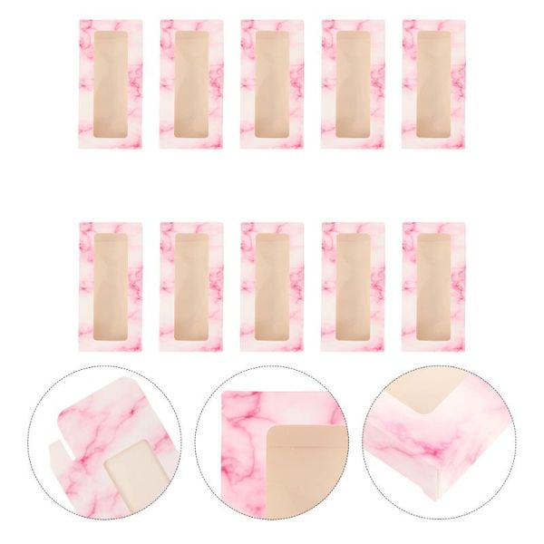 

false eyelashes 80pcs empty eyelash cases packaging box paper storage