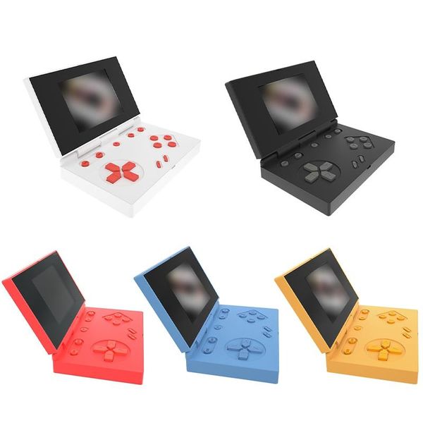 

coolbay retro game console flip handheld 8 bit 1000 games mini player two-player mode tv output av portable players