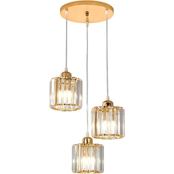 

led chandelier for living room bedroom home modern atmospheric crystal dining table pendant lamps