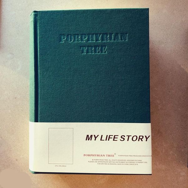 

notepads thick lined hardcover dictionary notebook b5 960p life diary gift box set 2021, Purple;pink