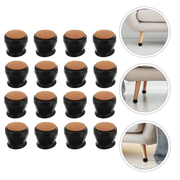 

chair covers 16pcs leg round shape table feet mute