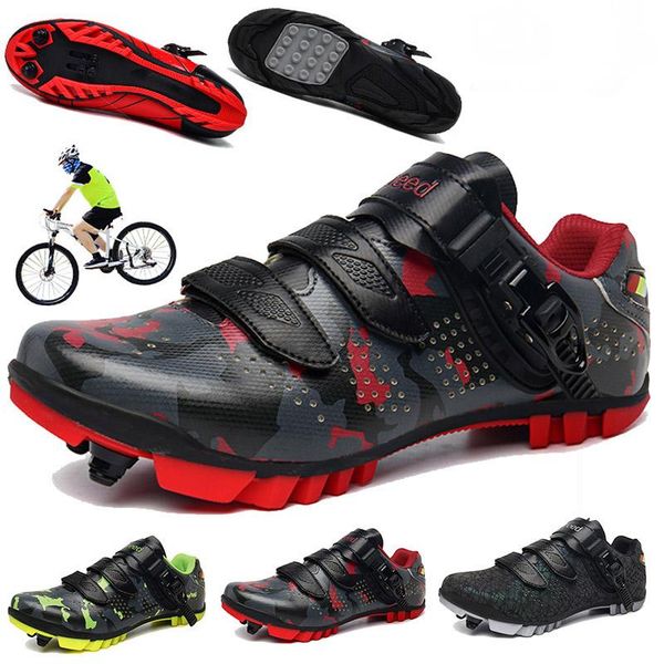 

cycling footwear 2021 ultralight self-locking shoes men women road bike triathlon bicycle sneakers zapatillas ciclismo mtb, Black