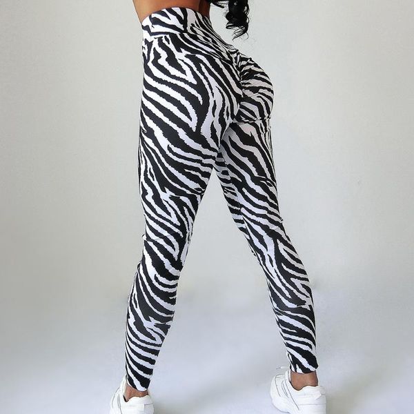 

women's leggings black white leggins printed skinny sport workout pants women fitness trousers gym for teenage girls long 2021