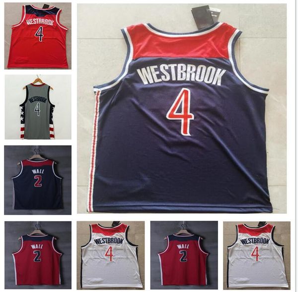

embroidery 2 wall 4 westbrook jersey breathable sport sportswear college jersey, Black