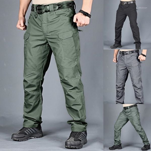 

men's 30# plus size casual mens fitness printed trouser bodybuilding pocket skin full length straight sports long pants for men1 tig9, Black