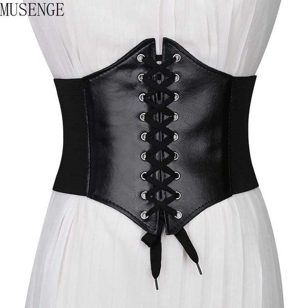

wide women's waist corset belt black body shapewear women gothic steampunk underbust waist cincher bridal corsets bustiers p0817, Black;brown