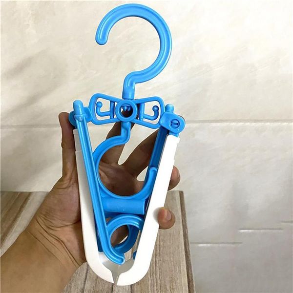 

hangers & racks 5pcs foldable rotary coat for clothes drying rack multifunction plastic hanger storage