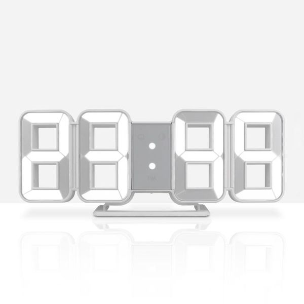 

wall clocks digital home clock alarm led electronic big number indoor table desk watch adjustable backlight temperature