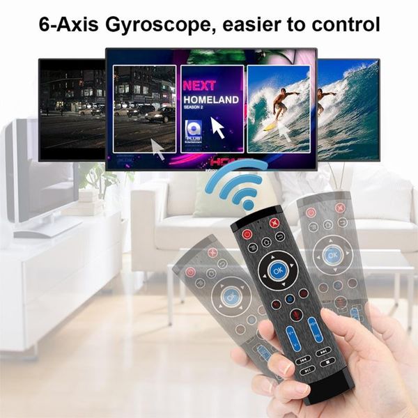 

mini wireless 2.4g smart voice air mouse remote control keyboard mice