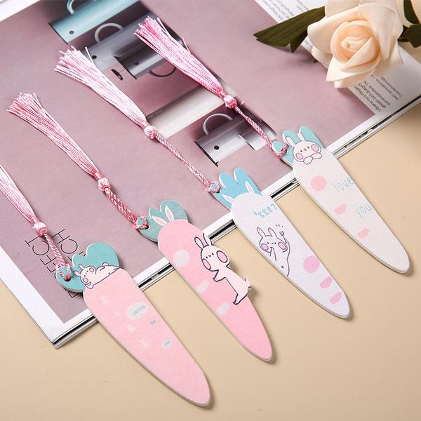 

bookmark drawing cute kawaii wood creative tassel straight ruler bookmarks holder school office supply teacher gift stationery