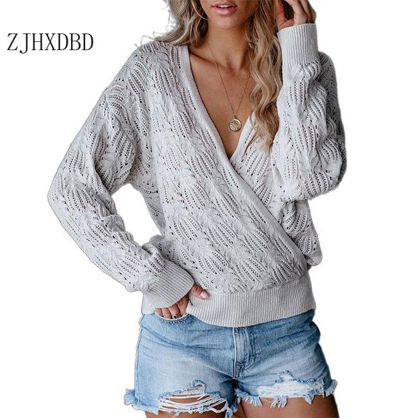 

women's sweaters 2021 grey women solid v neck and pullovers knitted autumn winter clothing pullover jumper pull femme hiver truien dame, White;black