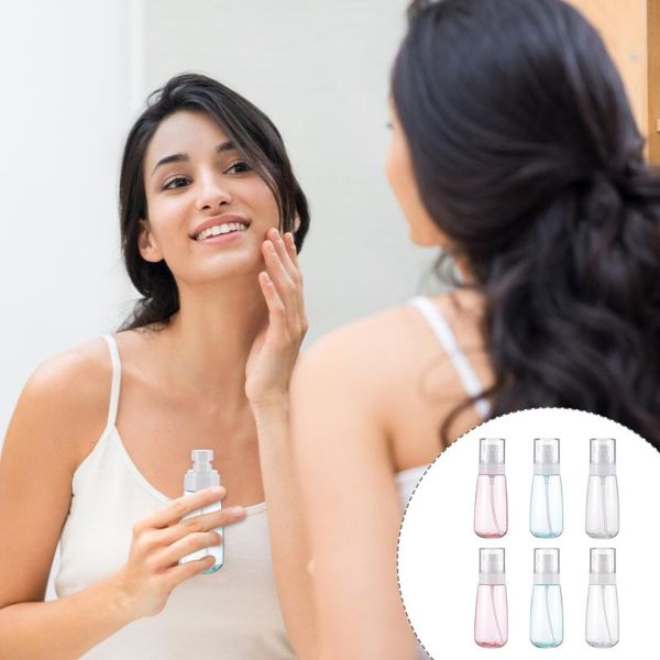 

storage bottles & jars 6pcs 100ml travel sub bottle small spray sample empty