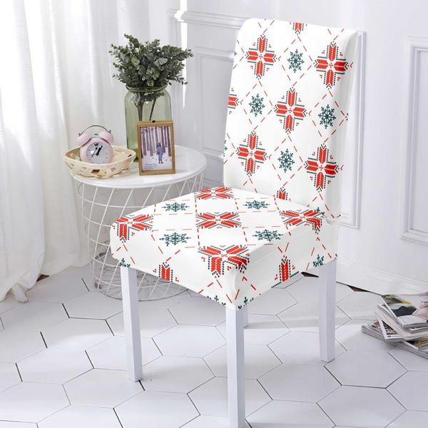 

chair covers hogar geometric spandex cover stretch elastic slipcovers seat for dining room kitchen wedding banquet el
