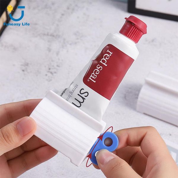 

toothbrush holders plastic toothpaste squeezer bath accessories set bathroom tooth paste dispenser automatic tube rolling for hand cream use