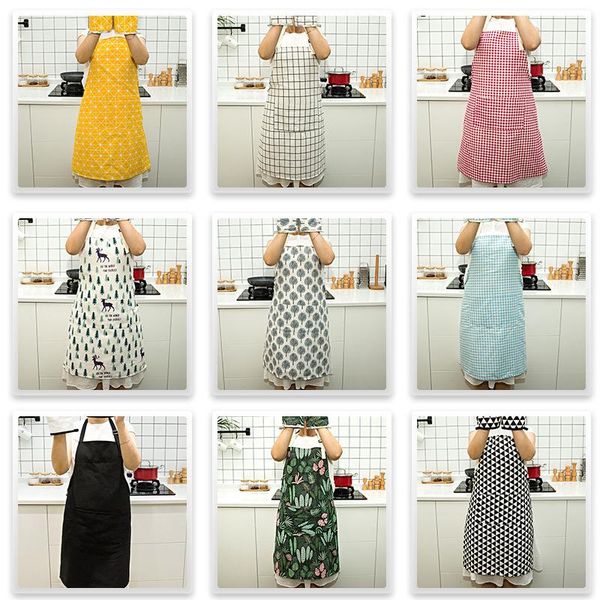 

solid color apron kitchen aprons