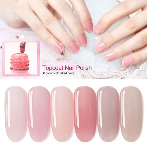 

nail gel uv led polish varnish semi permanent glue manicure potherapy 6ml nails art #40, Red;pink