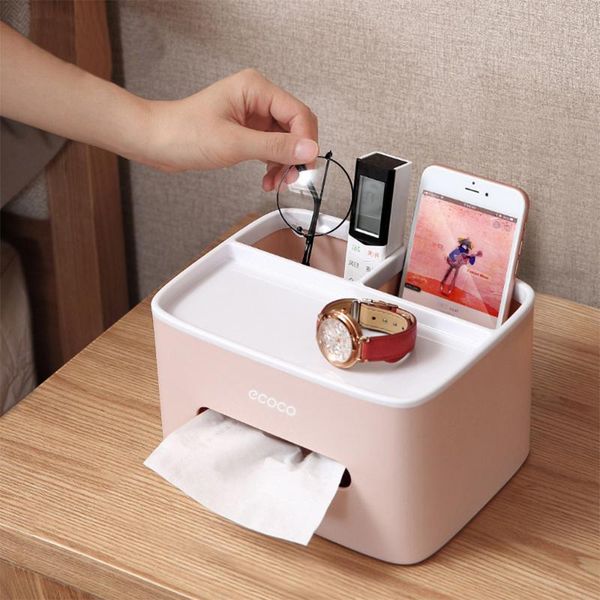 

tissue boxes & napkins ecoco multifunctional facial box cover napkin holder dispenser storage case caddy organizer removable jewery tray