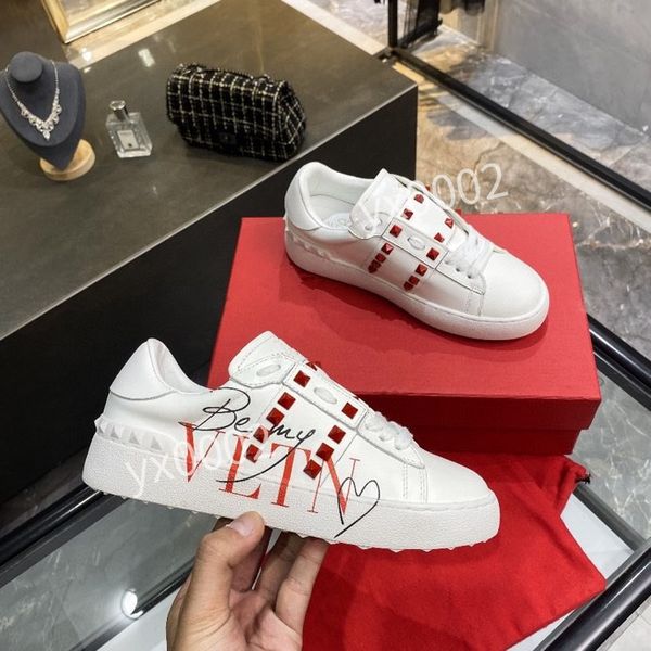 

2021 sneaker casual shoes real leather shell sneakers trainers stripes shoe fashion trainer for man woman size35-46, Black